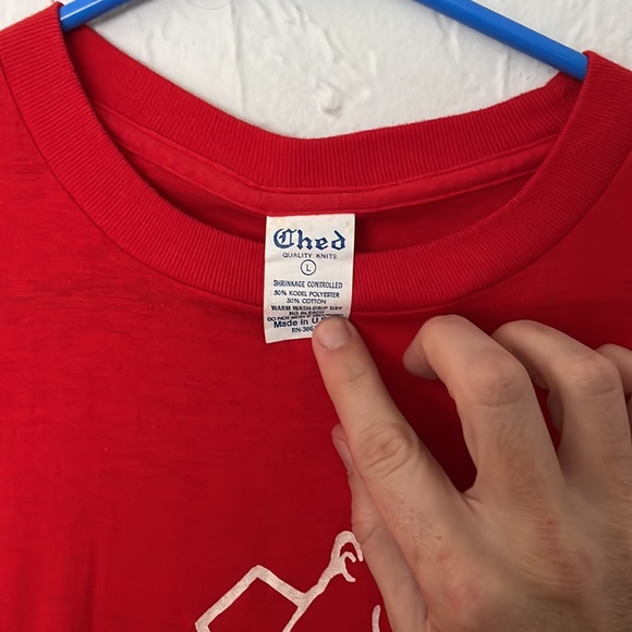 Vintage Zoo Zoom 5 mile race shirts for the Maryland zoo, large, red - Picture 3 of 4